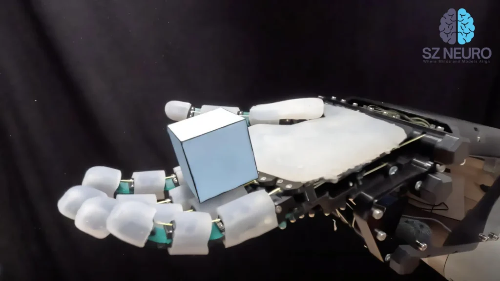 The ADAPT robotic hand (Adaptive Dexterous Anthropomorphic Programmable sTiffness) enables human-like dexterity with adjustable stiffness. Credit: StackZone Neuro