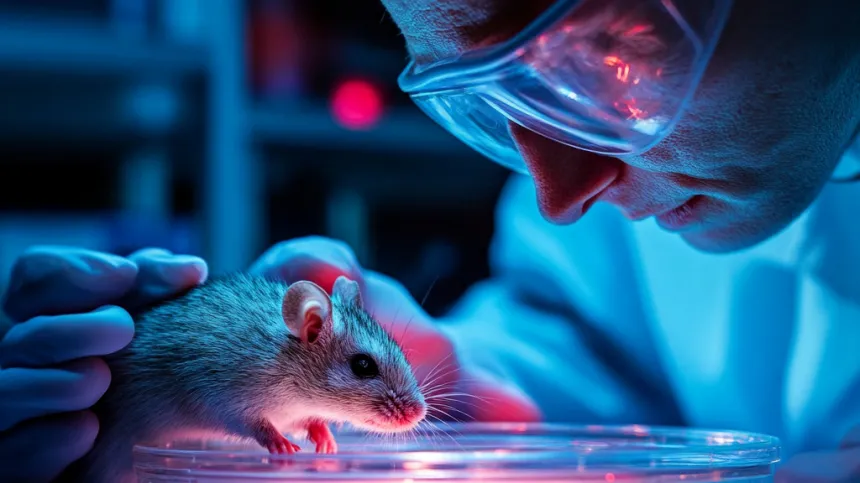 Mice Experience Rubber Hand Illusion 2 Behavioral responses were more pronounced when the artificial forelimb resembled a real limb rather than a cube. Credit: StackZone Neuro